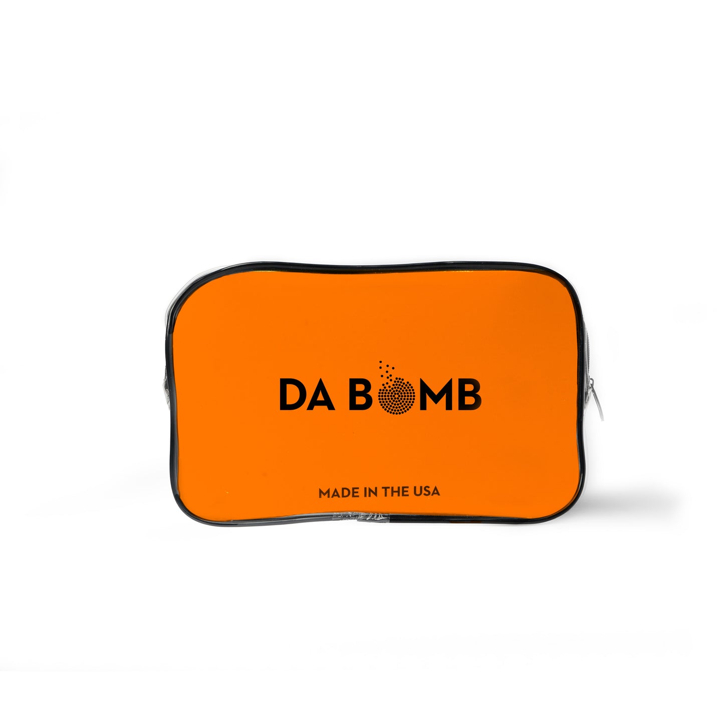 an orange gift set zipper bag