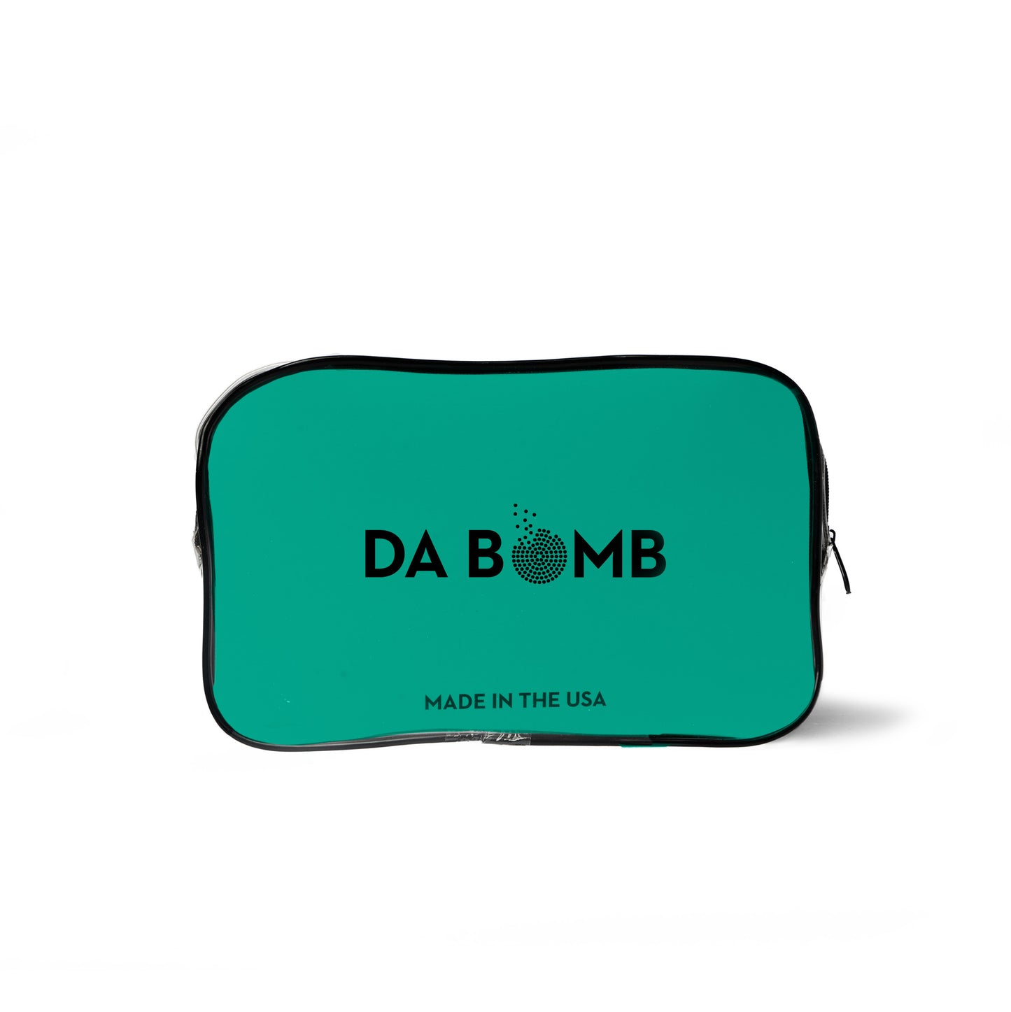 a green gift set zipper bag