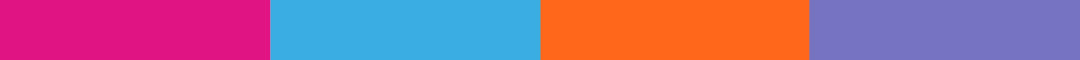 pink, blue, orange and purple rectangles