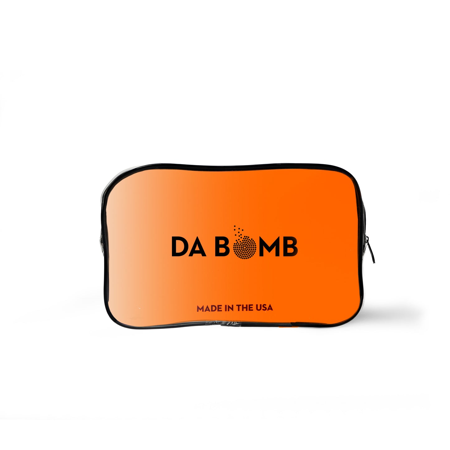an orange gift set zipper bag