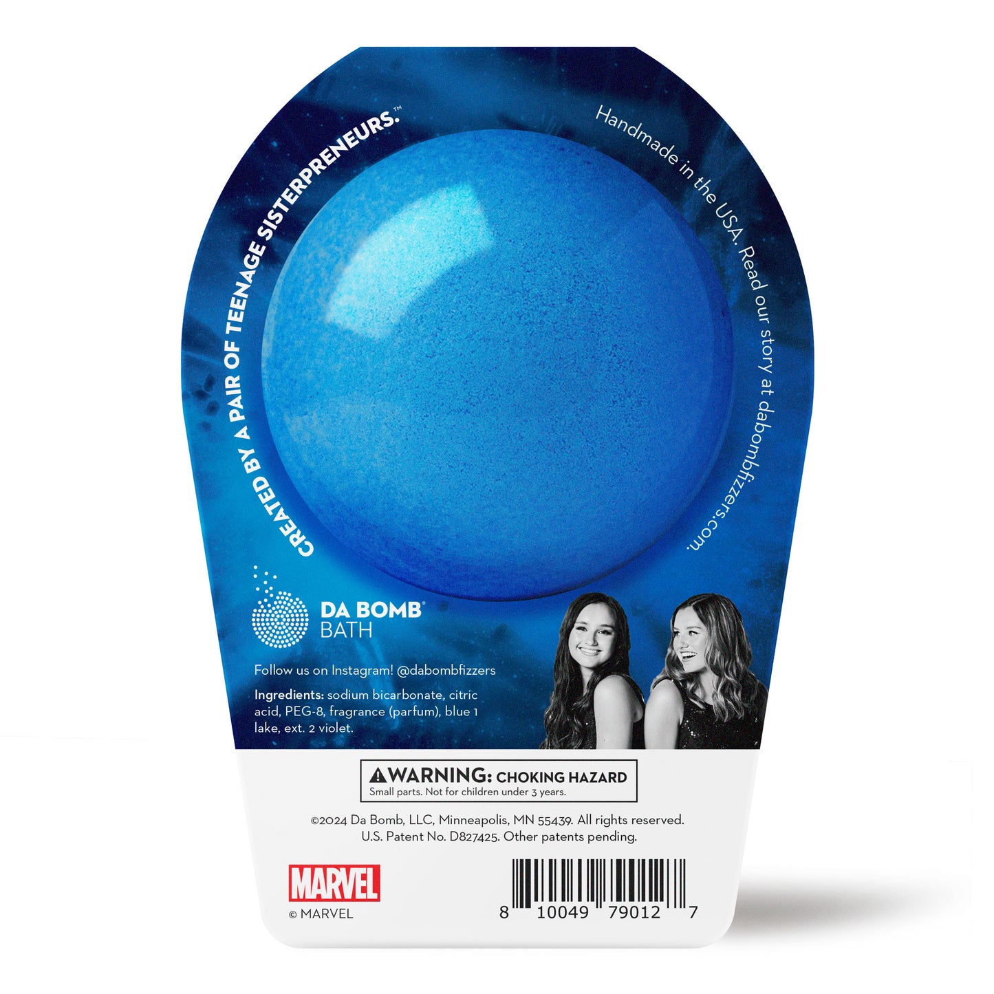 blue Avengers da bomb bath bomb