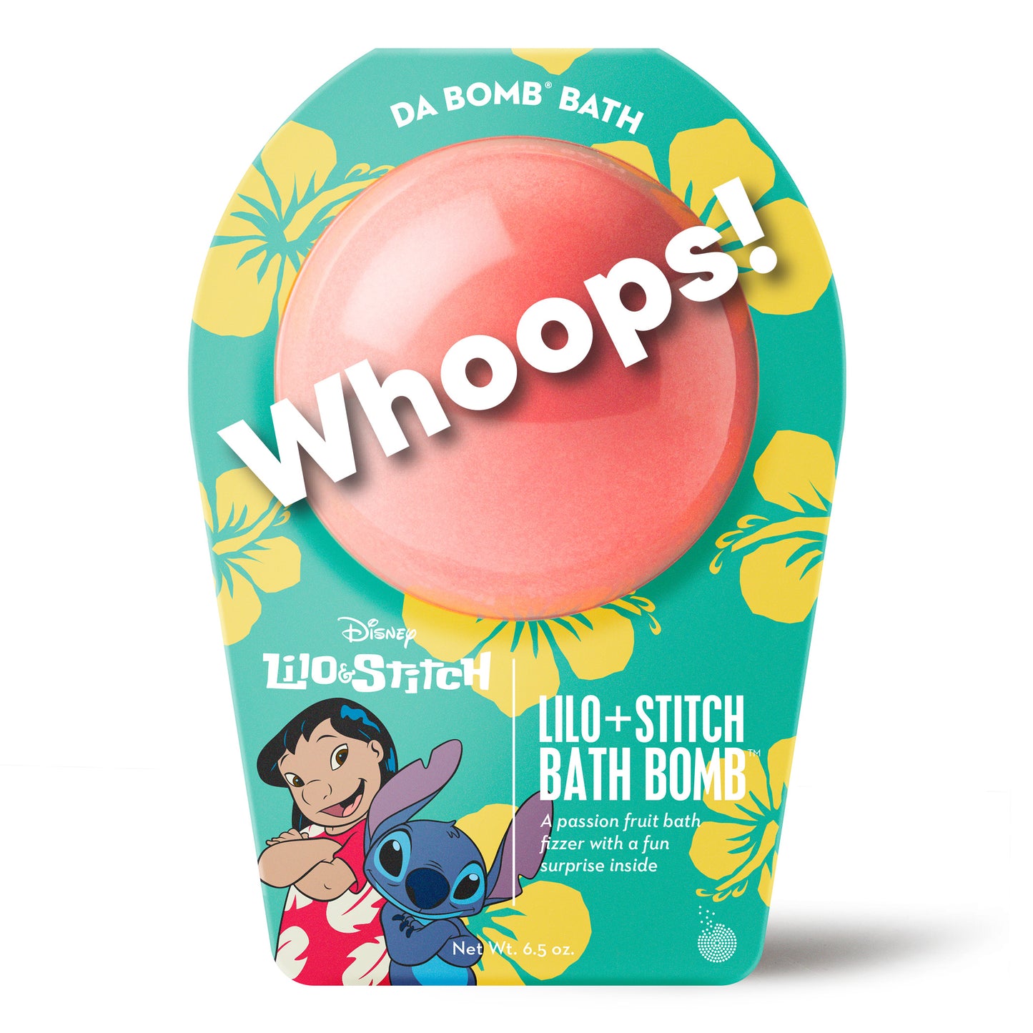 Whoops Lilo & Stitch red bath bomb