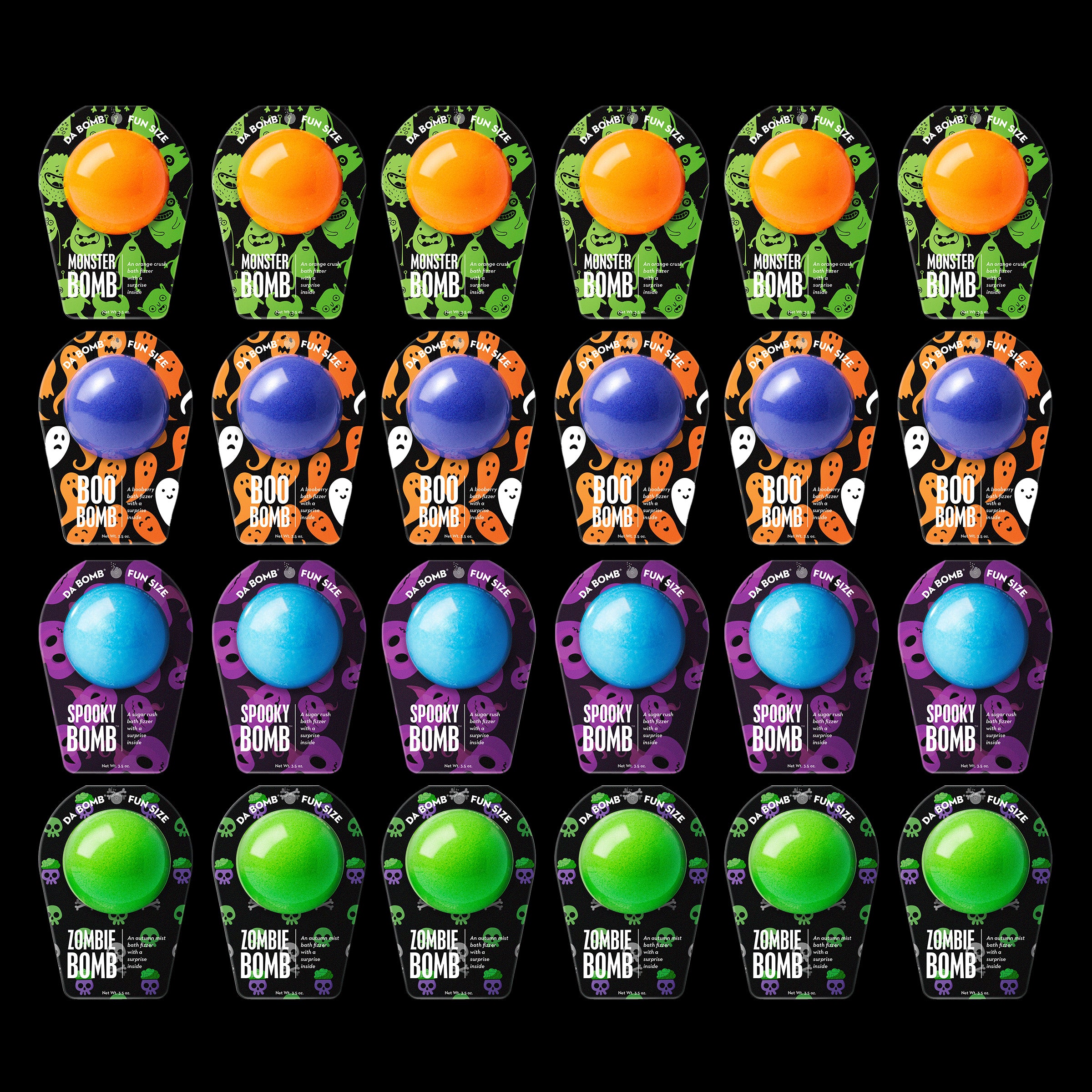 Halloween Treat Pack | 24 Pack | Da Bomb Fizzers