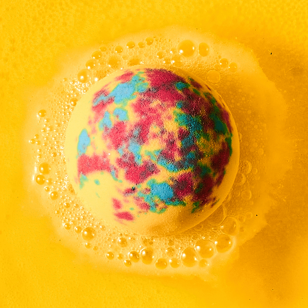Tie Dye Yellow Bomb™ Bath Bomb Da Bomb Fizzers