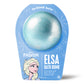 Frozen Elsa bath bomb that is light blue with mica and scented as snow blast.