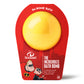 Yellow Disney Pixar The Incredibles Bath Bomb with a surprise inside, scented as wild cherry in packaging.