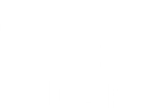 a white star wars the mandalorian logo