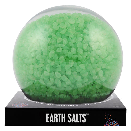 Green Earth Salts with a surprise inside, scented as sea breeze.