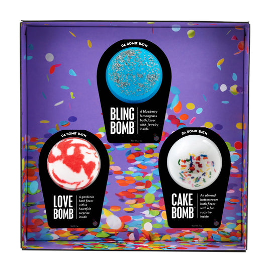 Bridal Box with love bomb, bling bomb, cake bomb.