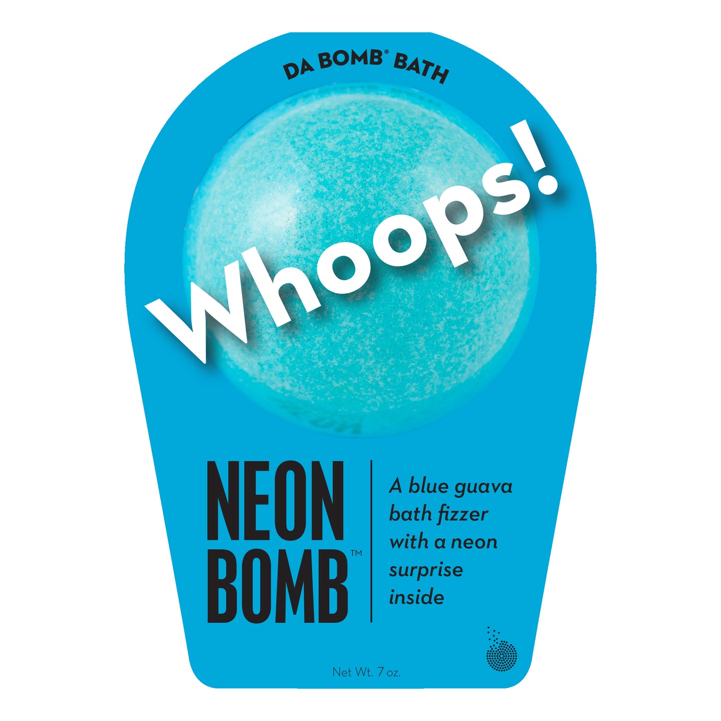 Whoops Neon Blue Bath Bomb