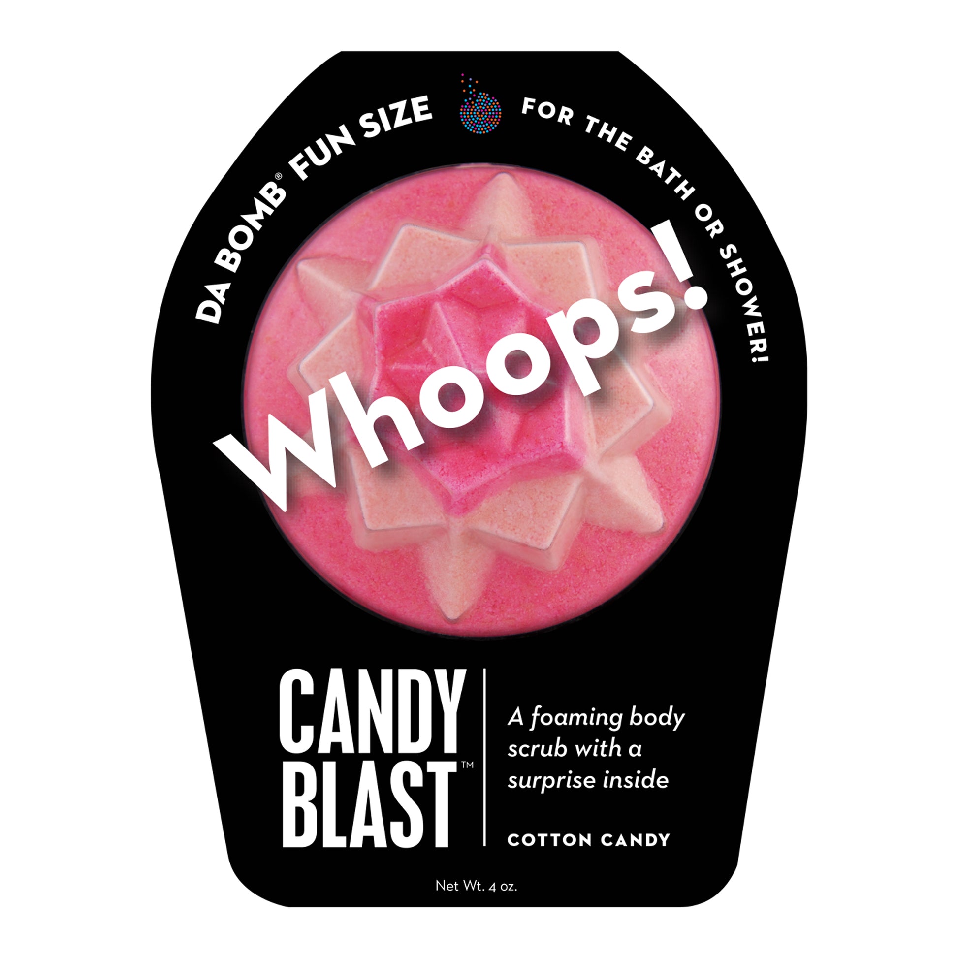 Whoops fun size candy blast!